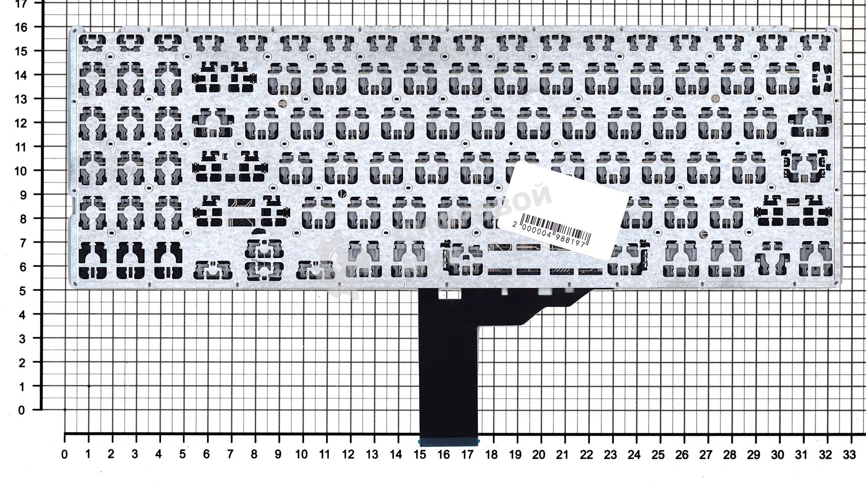 Клавиатура для ноутбука Asus Pro P3540, X545 черная