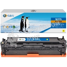 Картридж G&G аналог HP CB542A/125A/Canon 716 желтый 1.4k с чипом