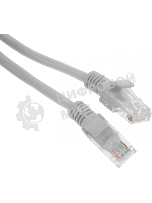 Патч-корд UTP Cablexpert cat.5e, 7.5м, литой, многожильный серый