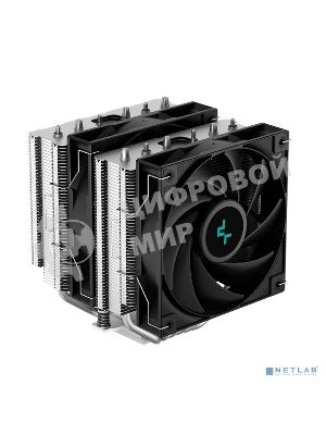 Кулер для процессора DEEPCOOL AG620 черный, 120 мм, алюминий/медь, 1850 об/мин, 29.4 дБ, 4 pin, 260 Вт, 157 мм