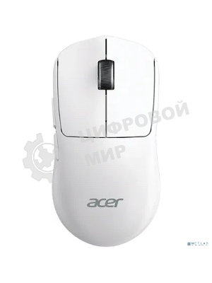 Мышь беспроводная/проводная Acer OMR401 белый, 12000 dpi, радиоканал, Bluetooth, USB, кнопки - 5