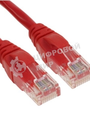 Патч-корд UTP cat.5e, 3м ExeGate красный