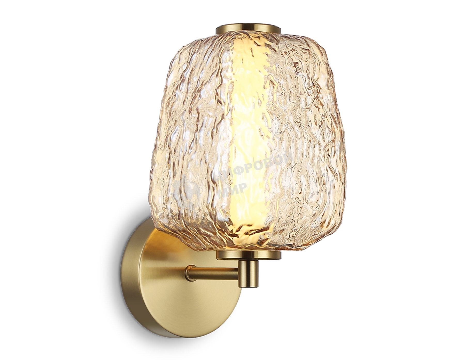 Настенный светодиодный светильник Ambrella light LH30108 SB/TI бронза/янтарь 8W 3000K 140*190*285