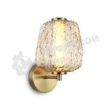 Настенный светодиодный светильник Ambrella light LH30108 SB/TI бронза/янтарь 8W 3000K 140*190*285