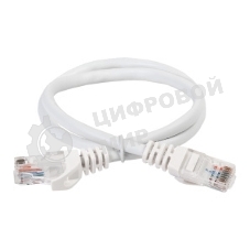 Патч-корд ITK PC08-C5EUL-3M UTP RJ-45 вил.-вилка RJ-45 кат.5E 3м белый LSZH (уп.:1шт)
