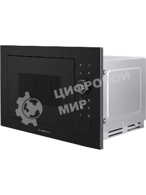 Встраиваемая микроволновая печь MAUNFELD XBMO252GB Matt черный, 25 л, 900 Вт, переключатели - сенсор, поворотный механизм