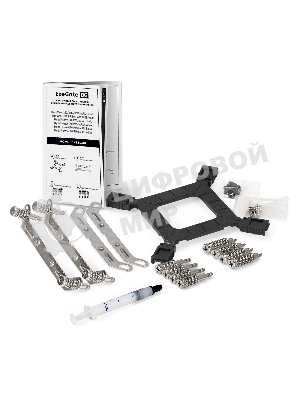 Комплект водяного охлаждения ExeGate BlackWater-240.PRISM.PWM.ARGB.White (3 PIN 5V ADDRESSABLE RGB подсветка, LGA1954/1851/1700/1200/115x/2066/2011/AM5/AM4, TDP 260W, 2x Fan 120mm 4pin PWM 600-1800RPM Hydro bearing, помпа 3pin 2700RPM, макс. шум 37db, с термопастой, на винтах, белый, RET)