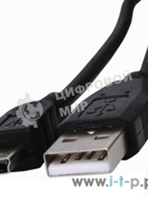 Кабель Rexant Шнур mini USB (male) - USB-A (male) 0.2M черный