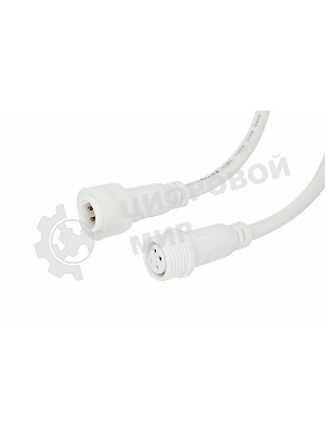 Соединительный кабель Rexant (4pin) герметичный (IP67) 4х0.75мм² белый