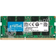 Оперативная память Crucial, DDR4, 16GB (1x16 GB), 3200 MHz, CL22, SO-DIMM