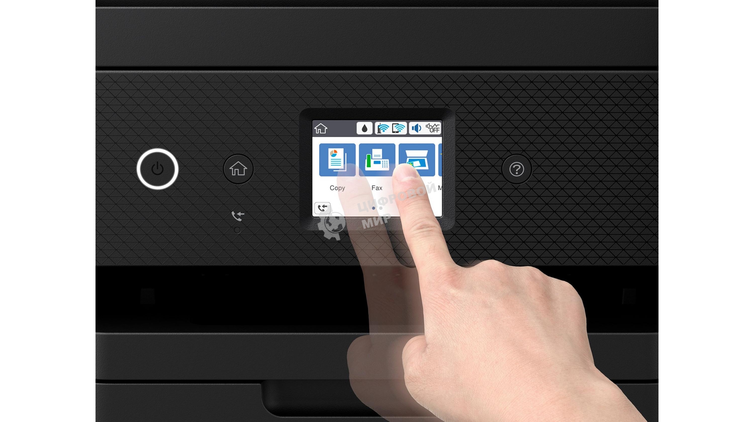 МФУ струйное Epson L6290, (C11CJ60505/C11CJ60405/C11CJ60507/C11CJ60408/C11CJ60406), А4, цветной, печ. до 15/8.5 стр/мин., 4800x1200 dpi (печ.), 1200 x 2400 dpi (скан.), Wi-Fi, Ethernet, USB