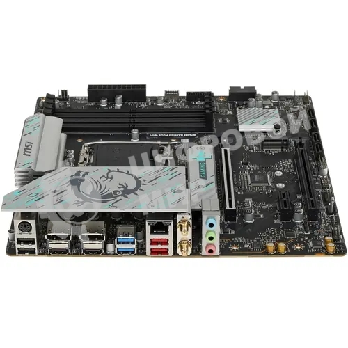 Материнская плата MSI B760M GAMING PLUS WIFI, LGA 1700, Intel B760, 4xDIMM DDR5, 4xSATA, 2xM.2, 1xPCI-E 4.0 x16, 1xPCI-E 3.0 x1, 2xHDMI, 2xDP, 1x 2.5Gb LAN, 2xUSB-A 3.2 Gen 2, 4xUSB 2.0, Micro-ATX