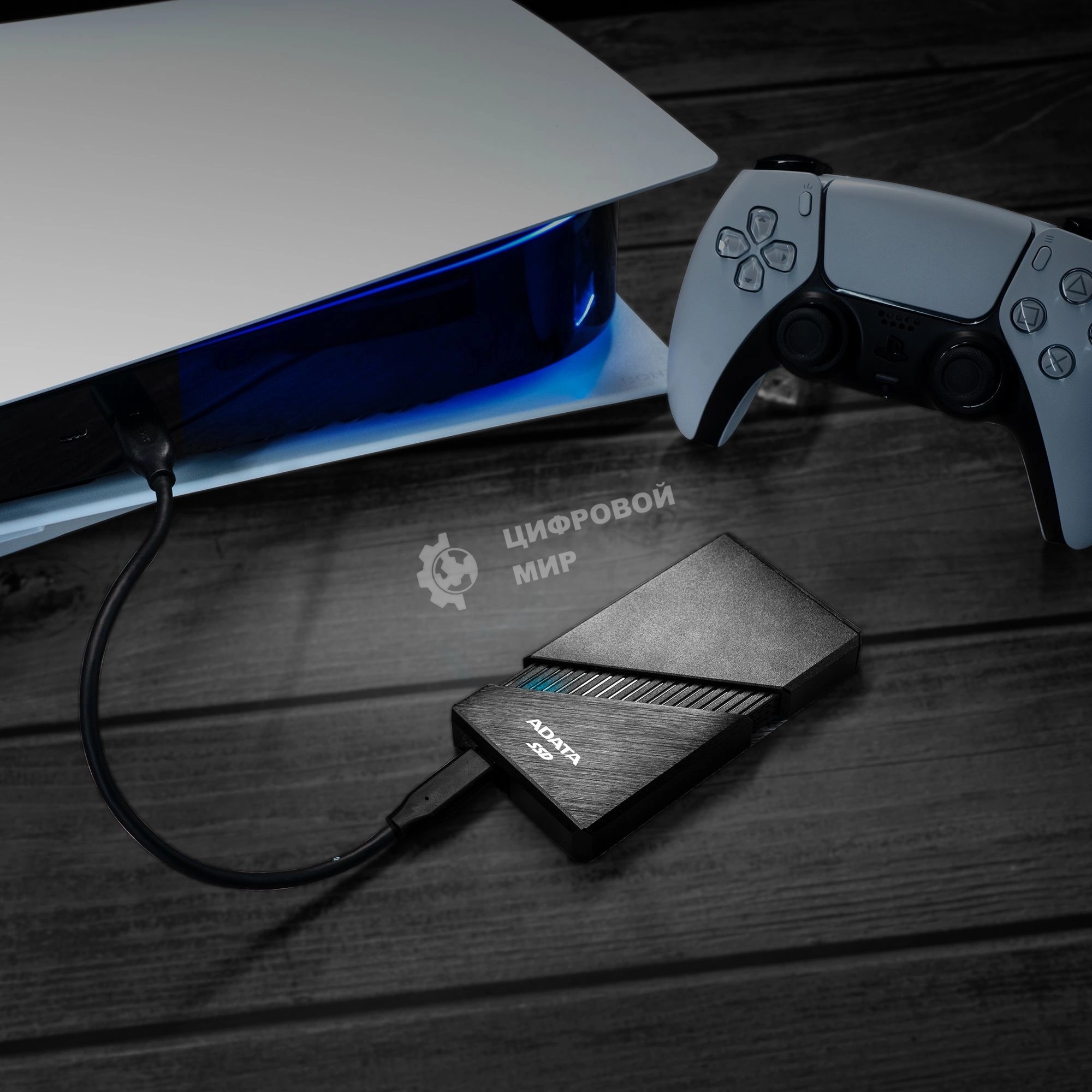 Внешний SSD ADATA SE920, 4TB, USB 4 Type-C, R/W 3800/3700, черный