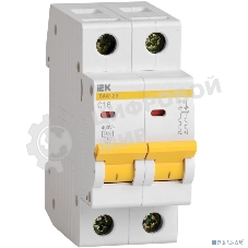 Выключатель автоматический модульный 2п B 10А 4.5кА ВА47-29 IEK MVA20-2-010-B