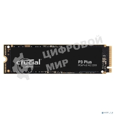 Накопитель SSD Crucial P3 Plus, 2Tb, PCIe 4.0 x4, M.2 2280, NVMe, R/W 5000/4200