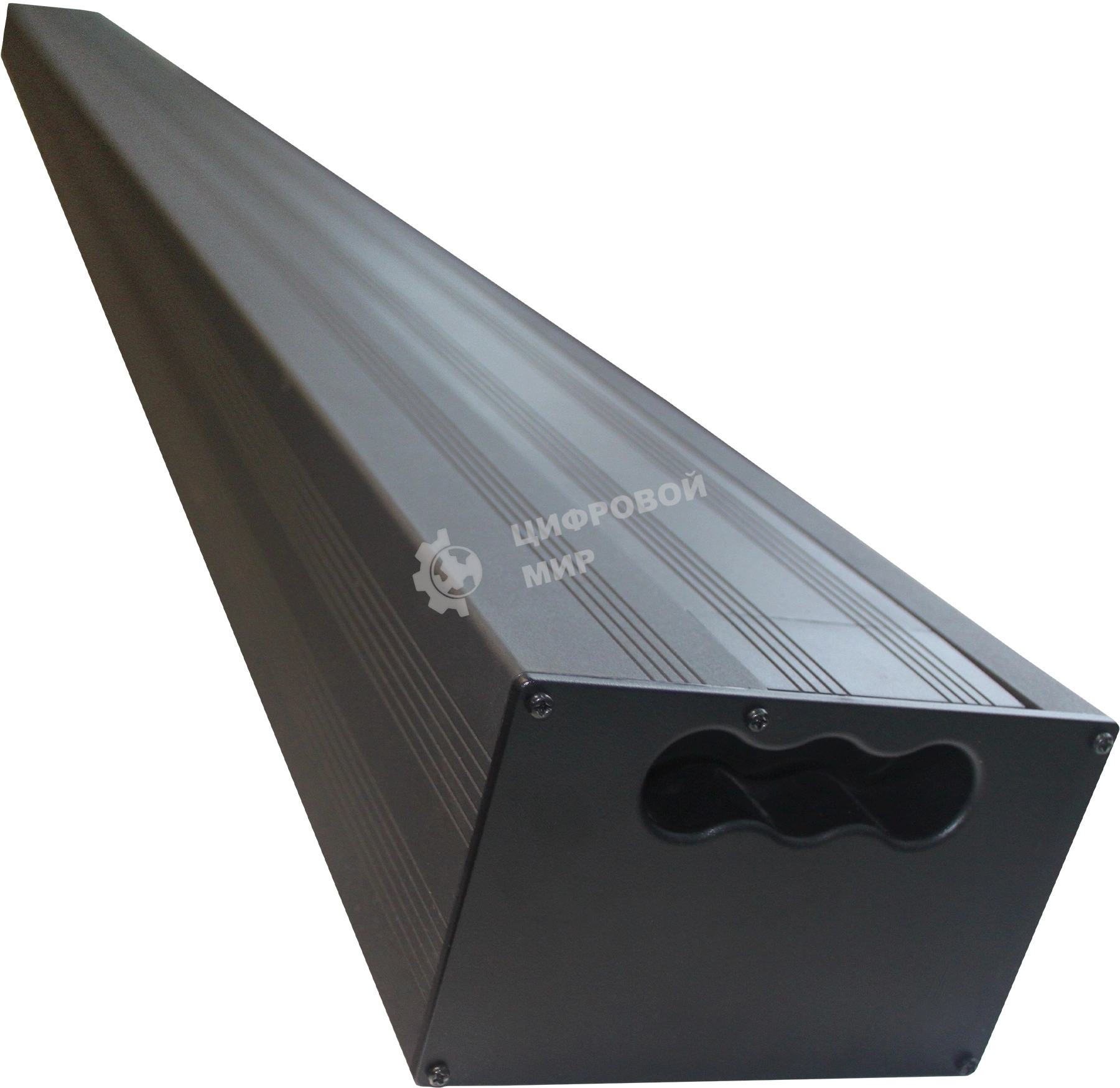 Экран Cactus 125x221 см FloorRising CS-PSFRCLR-221X125 16:9 напольный рулонный черный (моторизованный привод)