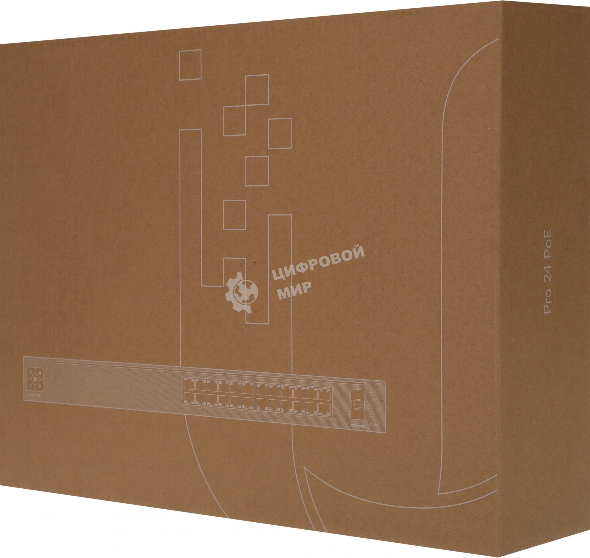 Коммутатор 24PORT 1000M 2SFP POE USW-PRO-24-POE Ubiquiti