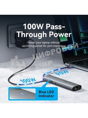Мультифункциональный хаб Vention USB-C 9 в 1, шт.