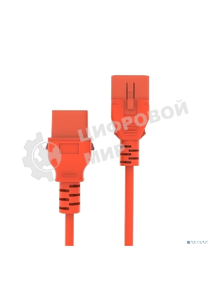 Кабель питания Filum FL-PC-C19F/C20F-C-0.5-OR 3x1.5 С19 - C20 с фиксацией, 220/250В, 16А, оранжевый, 0.5м (1111327)