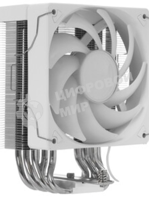 Кулер для процессора JONSBO CR-1000 V2 PRO ARGB (230W, 4-pin PWM, 157мм, Al/Cu, 6x6мм, ARGB, 1x120мм, 59.48CFM, 32.0dBA, 1500RPM, S: 1700/1200/115X, AM4/AM5 белый)