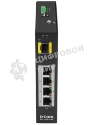 Коммутатор D-Link DIS-100G-5PSW/A1A, 4×1 Гбит/с + 1×1 Гбит/с SFP, неуправляемый