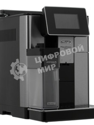 Кофемашина DeLonghi ECAM 610.75.MB металлик/черный, исп. кофе - зерновой/молотый, 2.2 л, 1450 Вт, 19 Бар