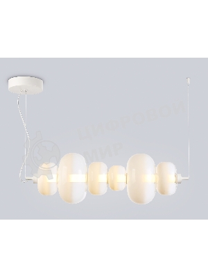 Подвесной светодиодный светильник Ambrella light LH11071 WH/FR белый/белый матовый 36W 3000K 745*230*230