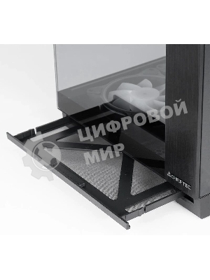 Компьютерный корпус Chieftec Visio черный без БП ATX 2x80мм 4x120мм 2x140мм 1xUSB 2.0 2xUSB 3.0 audio bott PSU
