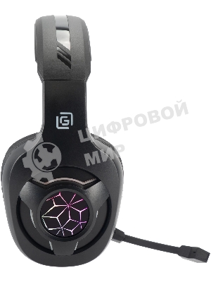Гарнитура Oklick HS-L575G чёрный, беспроводная + проводная, Bluetooth