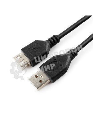 Кабель Gembird PRO USB 2.0 удлинительный 1.8м AM/AF позол.конт., фер.кол., пакет