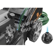 Газонокосилка CARVER LMG-2646HM бенз., 2.6 кВт, шир.46см колеса 7''/8'' травосб.65л мульчиров.