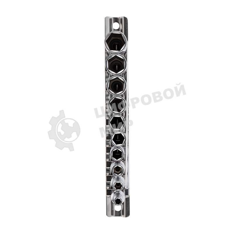 Набор удлиненных торцевых головок Rexant 1/4, шестигранные, CrV, 10 шт., 4-13 мм