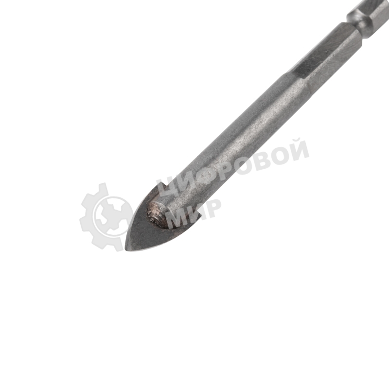 Сверло по стеклу и керамике Kranz 10 мм, шестигранный хвостовик