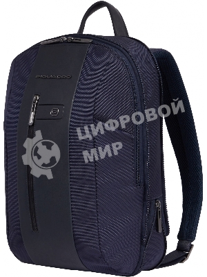 Рюкзак Piquadro Brief2 CA6384BR2/BLU синий нейлон/натур.кожа