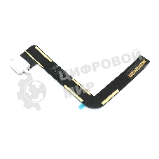 Шлейф c разъемом зарядки для Apple iPad Air, iPad 5 2017, iPad 6 2018 белый
