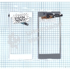 Сенсорное стекло (тачскрин) для Sony Xperia E3 (D2202) белое