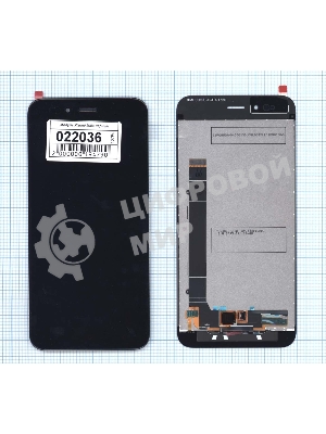 Дисплей для Xiaomi Mi A1/Mi 5X черный