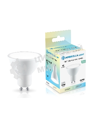 Лампа светодиодная	Ambrella light 181304 LED MR16 13W IC GU10 4000K 175-265V