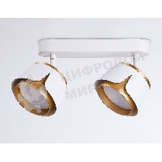 Светильник Ambrella light TN71229/2 WH/GD белый/золото GX53/2 220*100*147