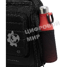 Рюкзак слинг мужской Piquadro Oberon CA7277W150/N черный нейлон/натур.кожа