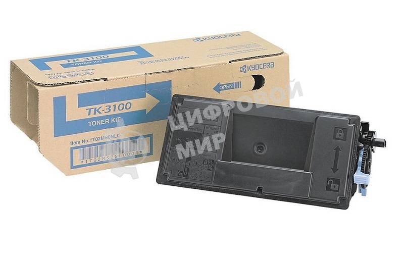 Картридж лазерный Kyocera TK-3100 (1T02MS0NL0) черный для FS-2100D/2100DN/M3040dn/M3540dn 12500 стр.