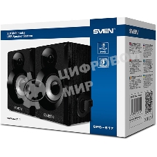 Акустическая система SVEN SPS-517, 2.0 черный