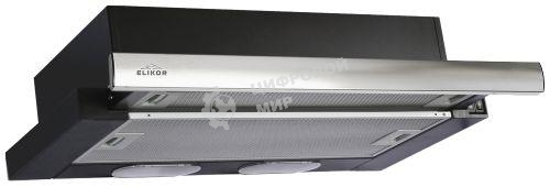 Вытяжка встраиваемая Elikor Интегра 50П-400-В2Л черный/нержавеющая сталь, 50 см, 400 куб. м/ч, 55 дБ