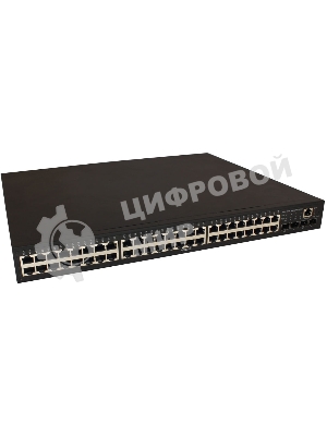 Коммутатор Osnovo Управляемый (L2+) гигабитный коммутатор, 48 *10/100/1000Base-T, 4*SFP 1000Base-X