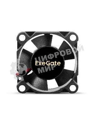 Вентилятор для корпуса ExeGate EX03010S2P черный, 30 мм, 10000 об/мин, 28.5 дБ, 2 pin