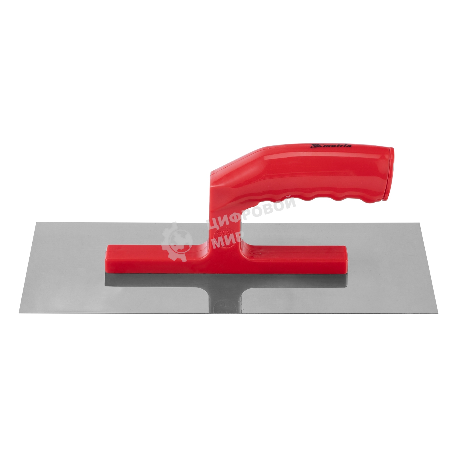 Гладилка Matrix из нерж. стали, 280 х 130 мм, зеркальная полировка, пластмас. ручка