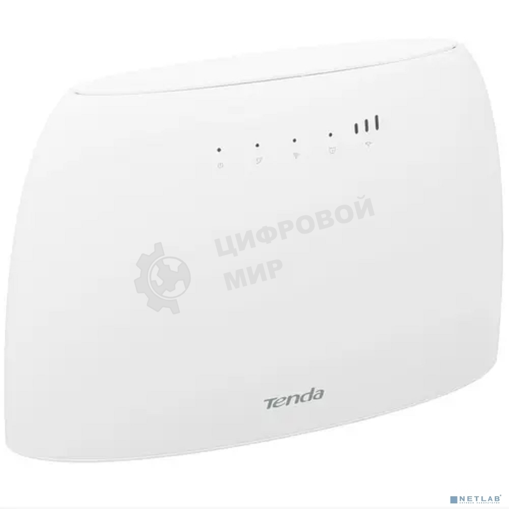 Роутер Tenda 4G03 4G LTE wiFi, 300 Мбит/с, поддержка TR069, слот для SIM-карт