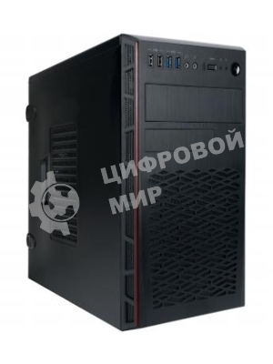 Компьютерный корпус IN WIN 6196819 MiniTower mATX 12 Вт Цвет черный EMR065/6196819