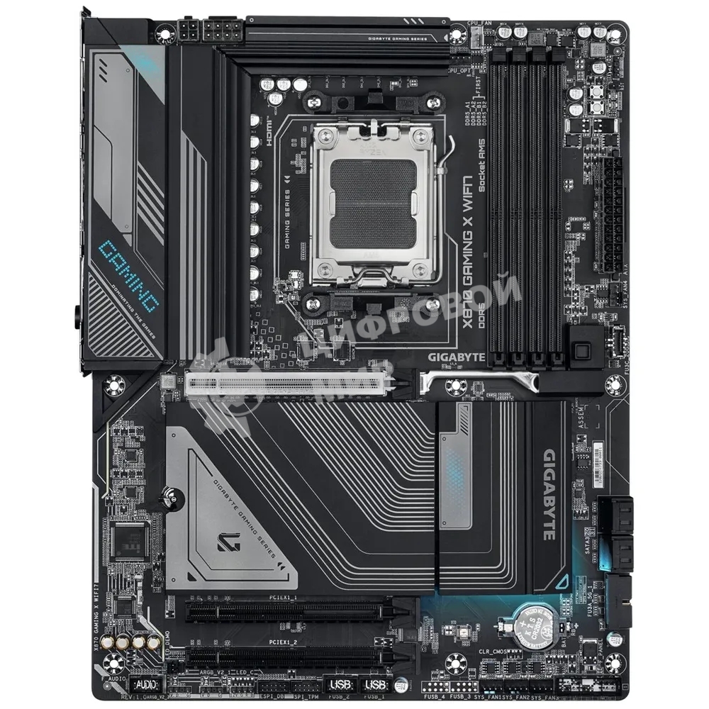 Материнская плата Gigabyte X870E AORUS ELITE WIFI7, AM5, AMD X870E, 4xDDR5, 4xSATA, 4xM.2, 1xPCI-E 5.0 x16, 1xPCI-E 4.0 x4, 1xPCI-E 3.0 x4, 1xHDMI, 1x 2.5Gb LAN, 4xUSB-A 3.2 Gen 1, 2xUSB-A 3.2 Gen 2, 4xUSB-A 2.0, 2xUSB-C 4.0, 2x3.5 мм, 7.1, ATX