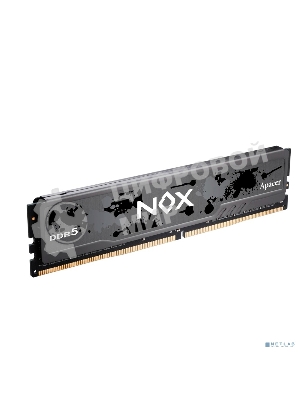 Оперативная память Apacer Nox, DDR5, 16Gb (1x16 GB), 6000 MHz, CL40, DIMM, радиатор, черный